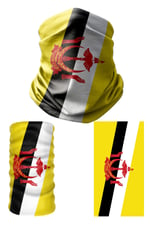 e taktik Multifunctional Flag of Brunei Seamless UV+Face Mask Headband Bandana Do Rag Hairband