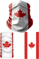 e taktik Multifunctional Flag of Canada Seamless UV+Face Mask Headband Bandana Do Rag Hairband