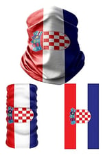 e taktik Multifunctional Flag of Croatia Seamless UV+Face Mask Headband Bandana Do Rag Hairband