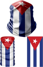 e taktik Multifunctional Flag of Cuba Seamless UV+Face Mask Headband Bandana Do Rag Hairband