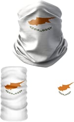 e taktik Multifunctional Flag of Cyprus Seamless UV+Face Mask Headband Bandana Do Rag Hairband