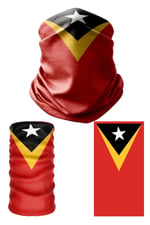 e taktik Multifunctional Flag of East Timor Seamless UV+Face Mask Headband Bandana Do Rag Hairband