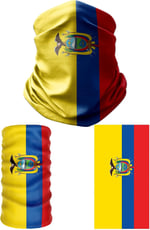 e taktik Multifunctional Flag of Ecuador Seamless UV+Face Mask Headband Bandana Do Rag Hairband