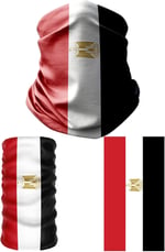 e taktik Multifunctional Flag of Egypt Seamless UV+Face Mask Headband Bandana Do Rag Hairband