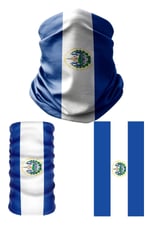 e taktik Multifunctional Flag of El Salvador Seamless UV+Face Mask Headband Bandana Do Rag Hairband