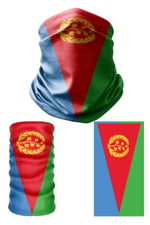 e taktik Multifunctional Flag of Eritrea Seamless UV+Face Mask Headband Bandana Do Rag Hairband