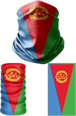 e taktik Multifunctional Flag of Eritrea Seamless UV+Face Mask Headband Bandana Do Rag Hairband