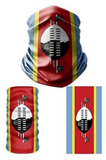 e taktik Multifunctional Flag of Eswatini Seamless UV+Face Mask Headband Bandana Do Rag Hairband