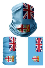 e taktik Multifunctional Flag of Fiji Seamless UV+Face Mask Headband Bandana Do Rag Hairband