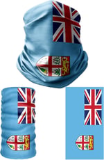e taktik Multifunctional Flag of Fiji Seamless UV+Face Mask Headband Bandana Do Rag Hairband