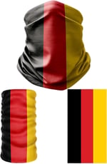 e taktik Multifunctional Flag of Germany Seamless UV+Face Mask Headband Bandana Do Rag Hairband