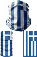 e taktik Multifunctional Flag of Greece Seamless UV+Face Mask Headband Bandana Do Rag Hairband