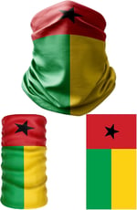e taktik Multifunctional Flag of Guinea Bissau Seamless UV+Face Mask Headband Bandana Do Rag Hairband