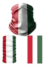 e taktik Multifunctional Flag of Hungary Seamless UV+Face Mask Headband Bandana Do Rag Hairband