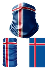 e taktik Multifunctional Flag of İceland Seamless UV+Face Mask Headband Bandana Do Rag Hairband