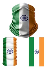 e taktik Multifunctional Flag of İndia Seamless UV+Face Mask Headband Bandana Do Rag Hairband
