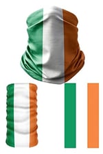 e taktik Multifunctional Flag of Ireland Seamless UV+Face Mask Headband Bandana Do Rag Hairband