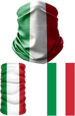 e taktik Multifunctional Flag of Italy Seamless UV+Face Mask Headband Bandana Do Rag Hairband