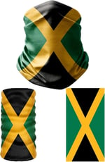 e taktik Multifunctional Flag of Jamaica Seamless UV+Face Mask Headband Bandana Do Rag Hairband