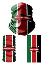 e taktik Multifunctional Flag of Kenya Seamless UV+Face Mask Headband Bandana Do Rag Hairband