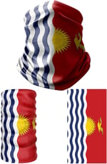 e taktik Multifunctional Flag of Kiribati Seamless UV+Face Mask Headband Bandana Do Rag Hairband