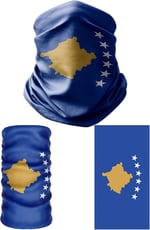 e taktik Multifunctional Flag of Kosovo Seamless UV+Face Mask Headband Bandana Do Rag Hairband