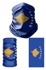 e taktik Multifunctional Flag of Kosovo Seamless UV+Face Mask Headband Bandana Do Rag Hairband
