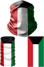 e taktik Multifunctional Flag of Kuwait Seamless UV+Face Mask Headband Bandana Do Rag Hairband