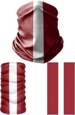 e taktik Multifunctional Flag of Latvia Seamless UV+Face Mask Headband Bandana Do Rag Hairband