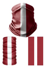 e taktik Multifunctional Flag of Latvia Seamless UV+Face Mask Headband Bandana Do Rag Hairband