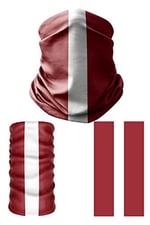 e taktik Multifunctional Flag of Latvia Seamless UV+Face Mask Headband Bandana Do Rag Hairband