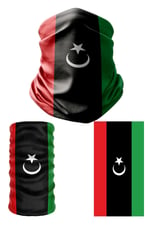 e taktik Multifunctional Flag of Libya Seamless UV+Face Mask Headband Bandana Do Rag Hairband