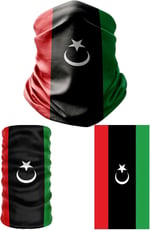e taktik Multifunctional Flag of Libya Seamless UV+Face Mask Headband Bandana Do Rag Hairband