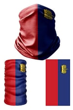 e taktik Multifunctional Flag of Liechtenstein Seamless UV+Face Mask Headband Bandana Do Rag Hairband