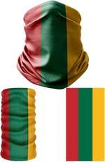 e taktik Multifunctional Flag of Lithuania Seamless UV+Face Mask Headband Bandana Do Rag Hairband
