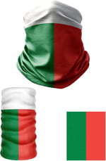 e taktik Multifunctional Flag of Madagascar Seamless UV+Face Mask Headband Bandana Do Rag Hairband