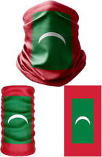 e taktik Multifunctional Flag of Maldives Seamless UV+Face Mask Headband Bandana Do Rag Hairband