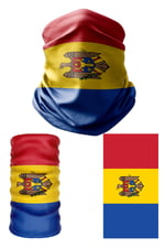 e taktik Multifunctional Flag of Moldova Seamless UV+Face Mask Headband Bandana Do Rag Hairband