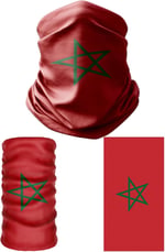 e taktik Multifunctional Flag of Morocco Seamless UV+Face Mask Headband Bandana Do Rag Hairband