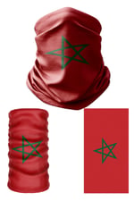 e taktik Multifunctional Flag of Morocco Seamless UV+Face Mask Headband Bandana Do Rag Hairband
