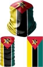 e taktik Multifunctional Flag of Mozambique Seamless UV+Face Mask Headband Bandana Do Rag Hairband