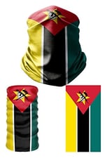 e taktik Multifunctional Flag of Mozambique Seamless UV+Face Mask Headband Bandana Do Rag Hairband