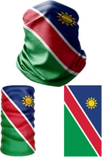 e taktik Multifunctional Flag of Namibia Seamless UV+Face Mask Headband Bandana Do Rag Hairband