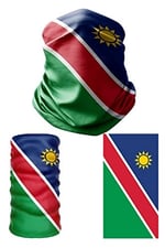 e taktik Multifunctional Flag of Namibia Seamless UV+Face Mask Headband Bandana Do Rag Hairband