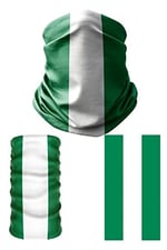 e taktik Multifunctional Flag of Nigeria Seamless UV+Face Mask Headband Bandana Do Rag Hairband