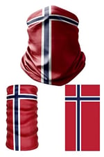 e taktik Multifunctional Flag of Norway Seamless UV+Face Mask Headband Bandana Do Rag Hairband