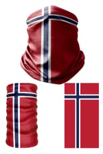 e taktik Multifunctional Flag of Norway Seamless UV+Face Mask Headband Bandana Do Rag Hairband