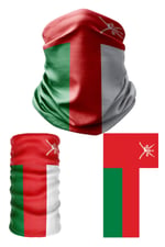 e taktik Multifunctional Flag of Oman Seamless UV+Face Mask Headband Bandana Do Rag Hairband
