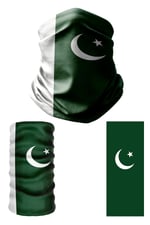 e taktik Multifunctional Flag of Pakistan Seamless UV+Face Mask Headband Bandana Do Rag Hairband