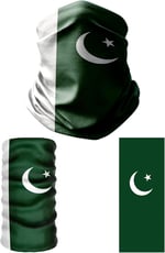 e taktik Multifunctional Flag of Pakistan Seamless UV+Face Mask Headband Bandana Do Rag Hairband